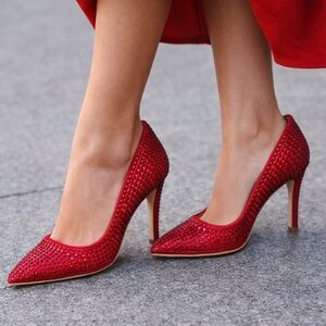 Sparkling Dazzle Red Heels